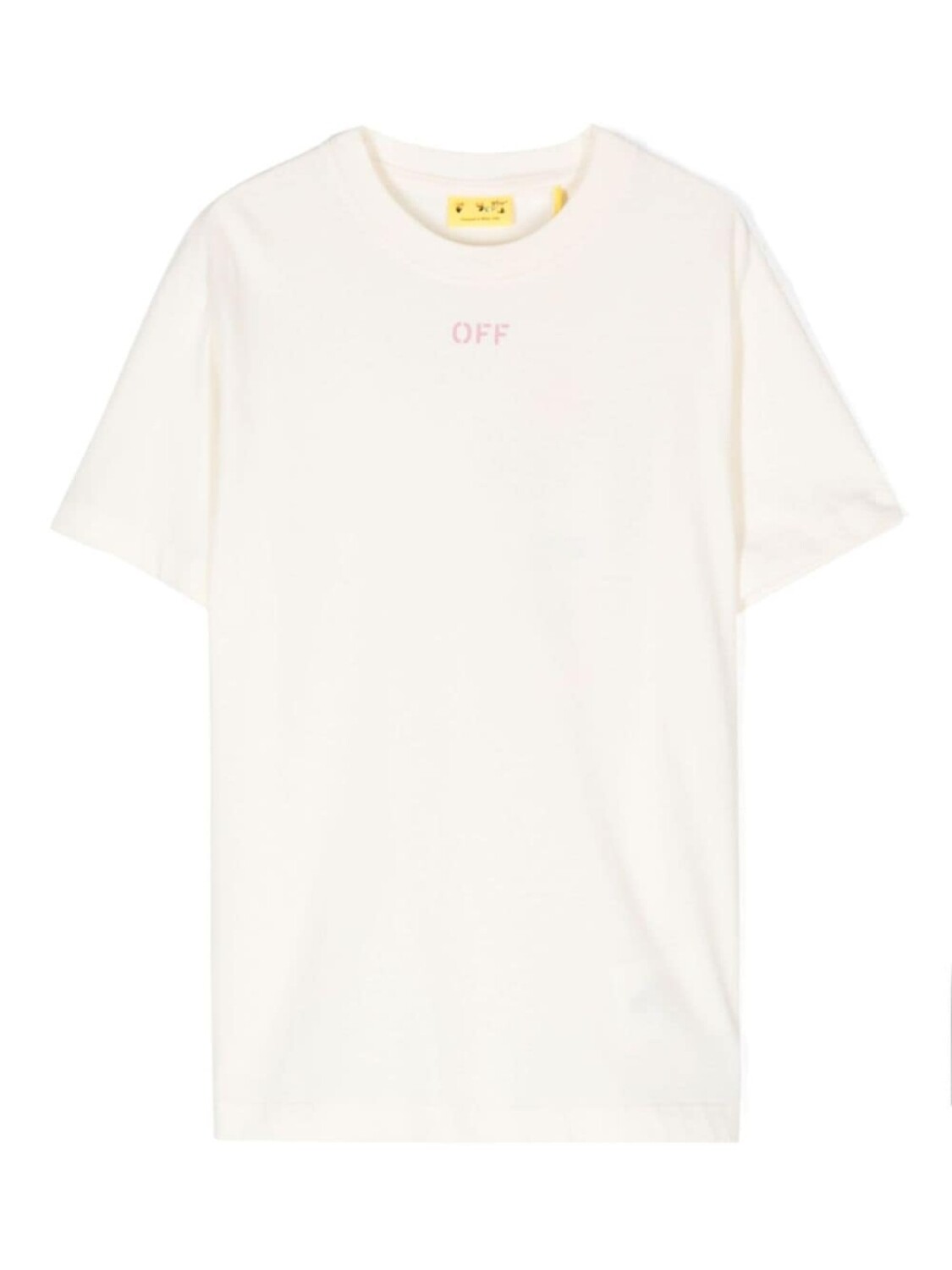 

Off-White Kids футболка с логотипом, нейтральный цвет