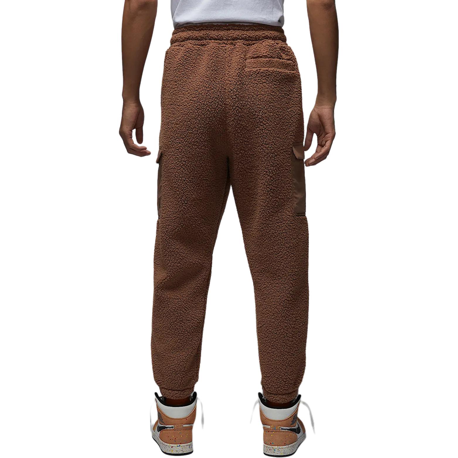 Jordan Мужские повседневные брюки Flight Casual Pants, цвет «древний коричневый» — фото 3