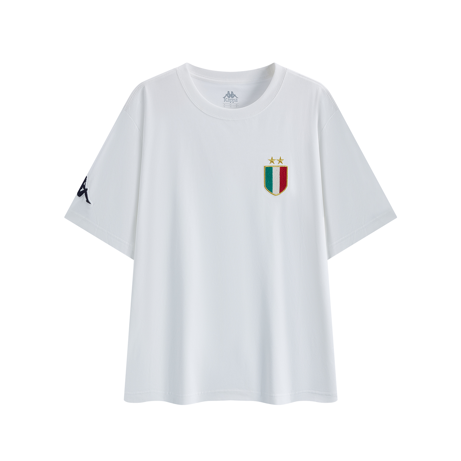 

Футболка мужская корейская белая Kappa, Korean White-012