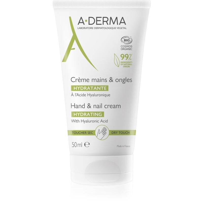 

A-Derma Original Care крем увлажняющий для рук и ногтей с гиалуроновой кислотой 50 мл Inna Marka