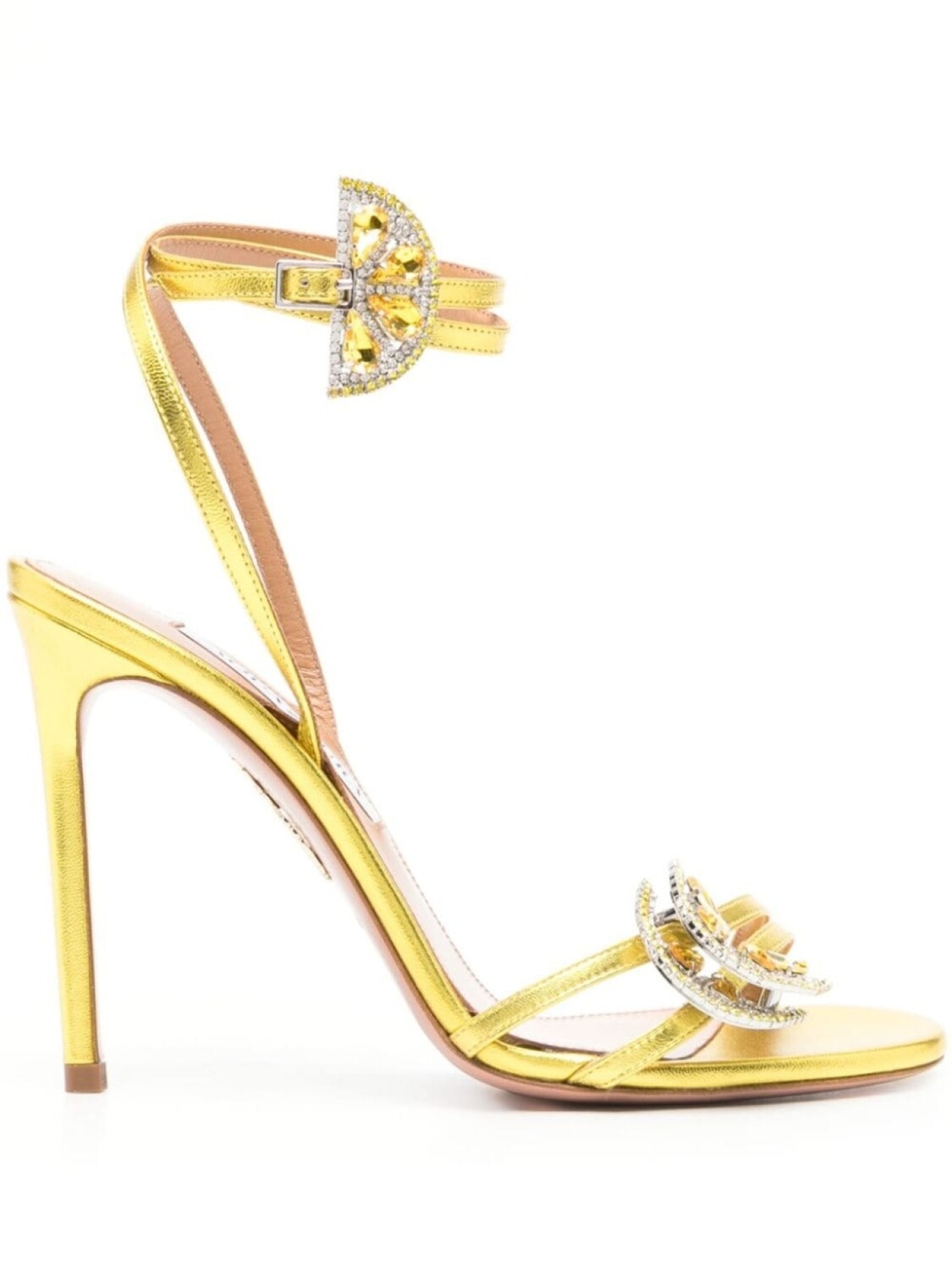 

Aquazzura босоножки Gin Tonic 15, желтый