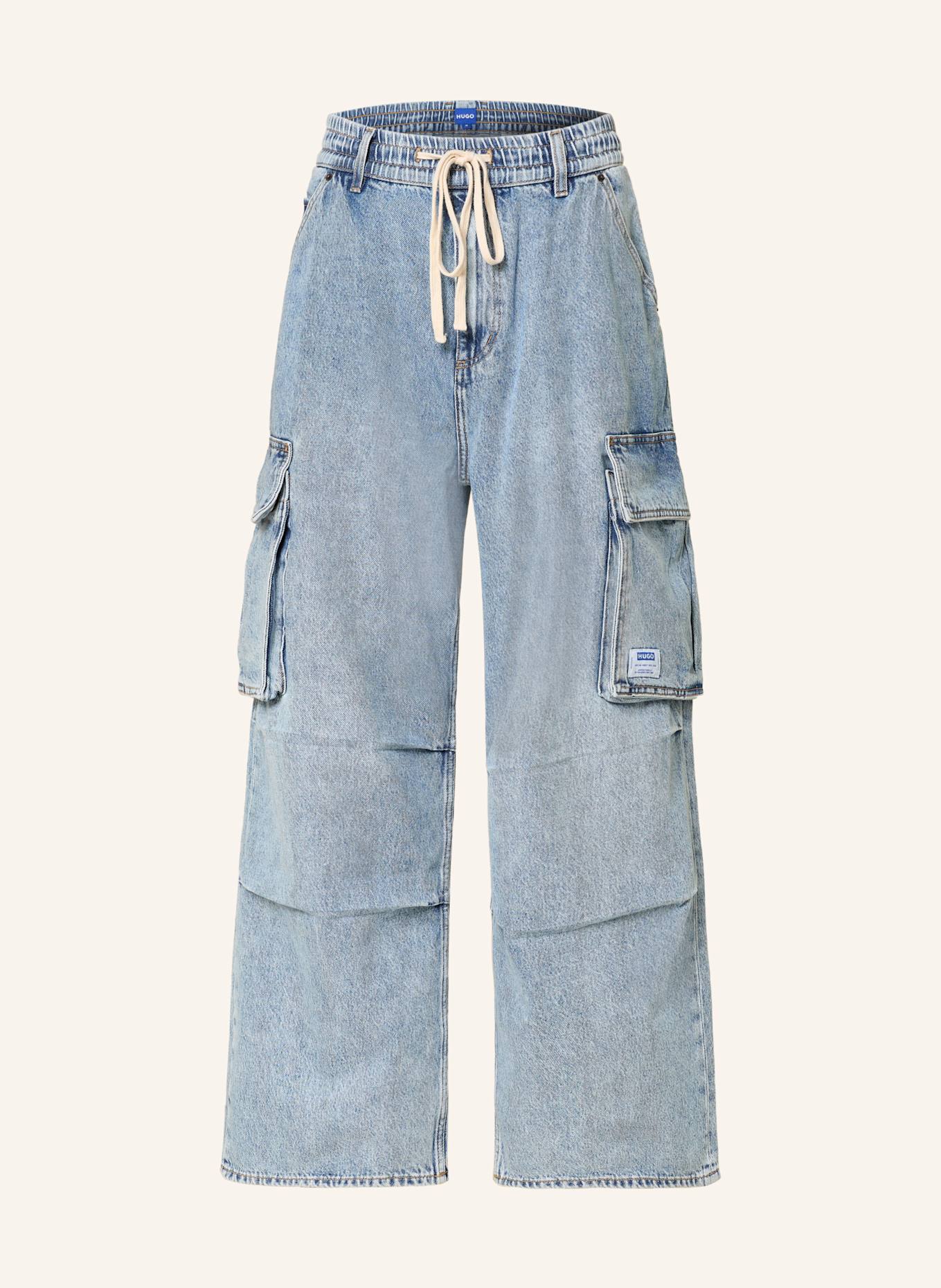 

Джинсы карго enora regular fit Hugo Blue, синий