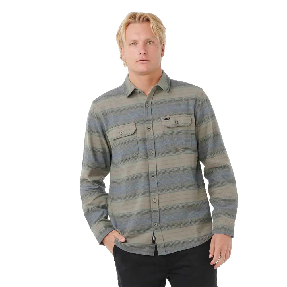 

Рубашка с длинным рукавом Rip Curl Line Up Flannel, серый