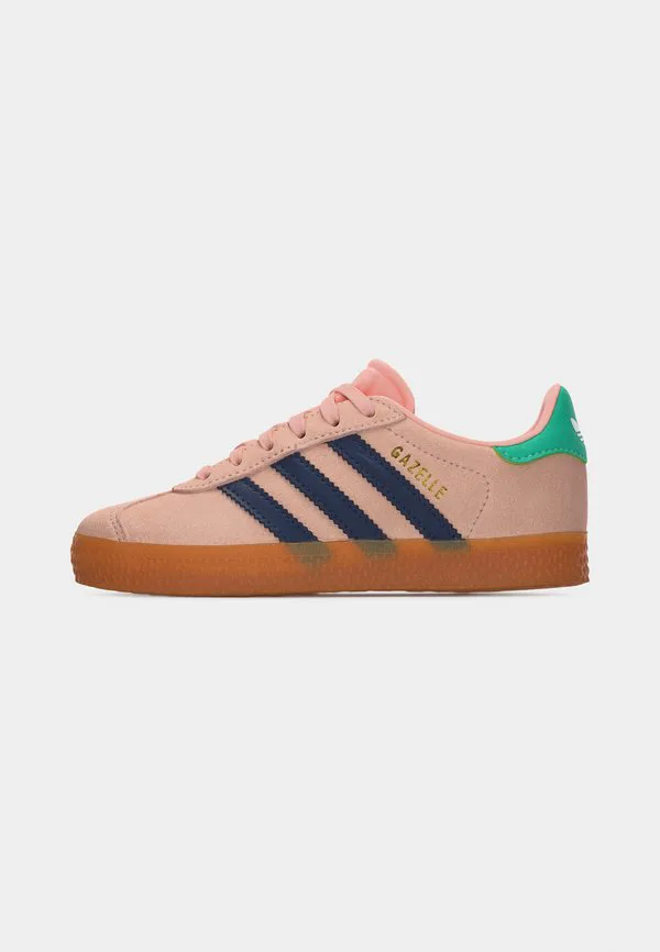 Кроссовки gazelle унисекс Adidas Originals, Blush Pink/Night Indigo/Hi Res Green — фото 2
