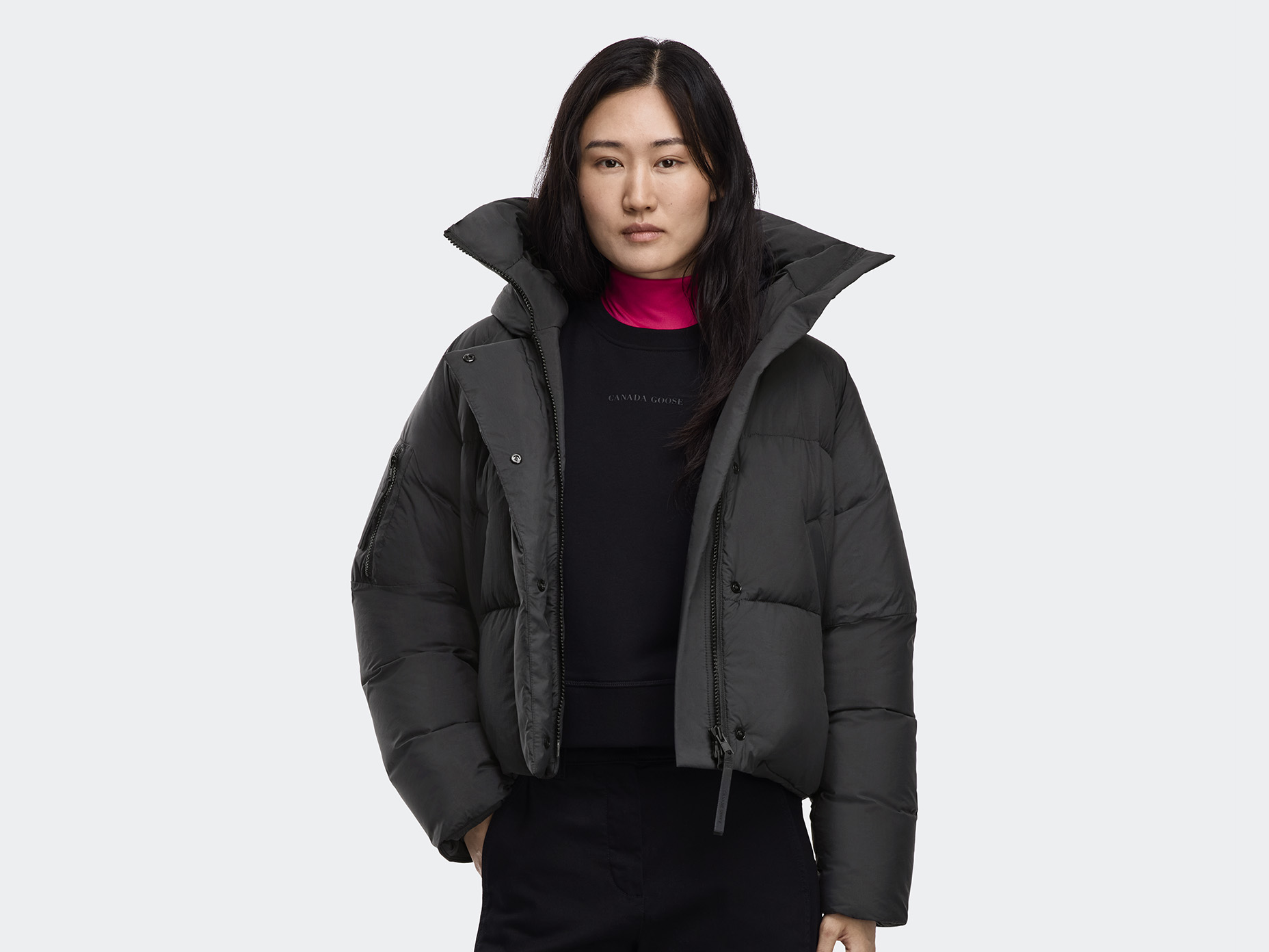 

Пуховик Canada Goose Chilliwack, черный