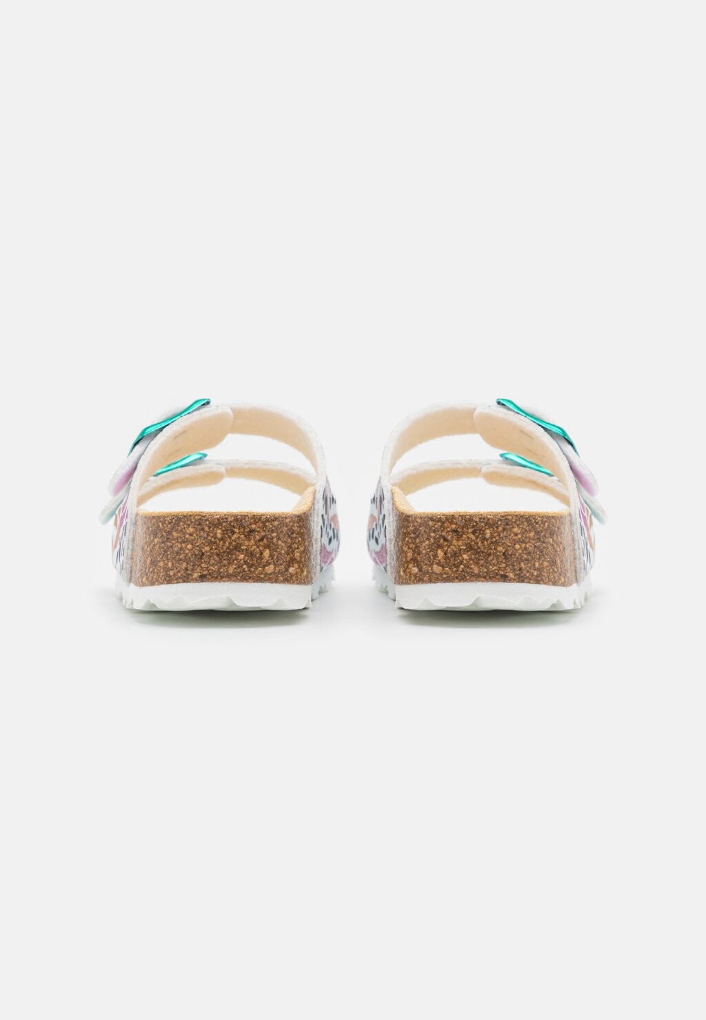 Сандалии FUSSBETTPANTOFFEL SANDALS Superfit, цвет white/multi-coloured — фото 3