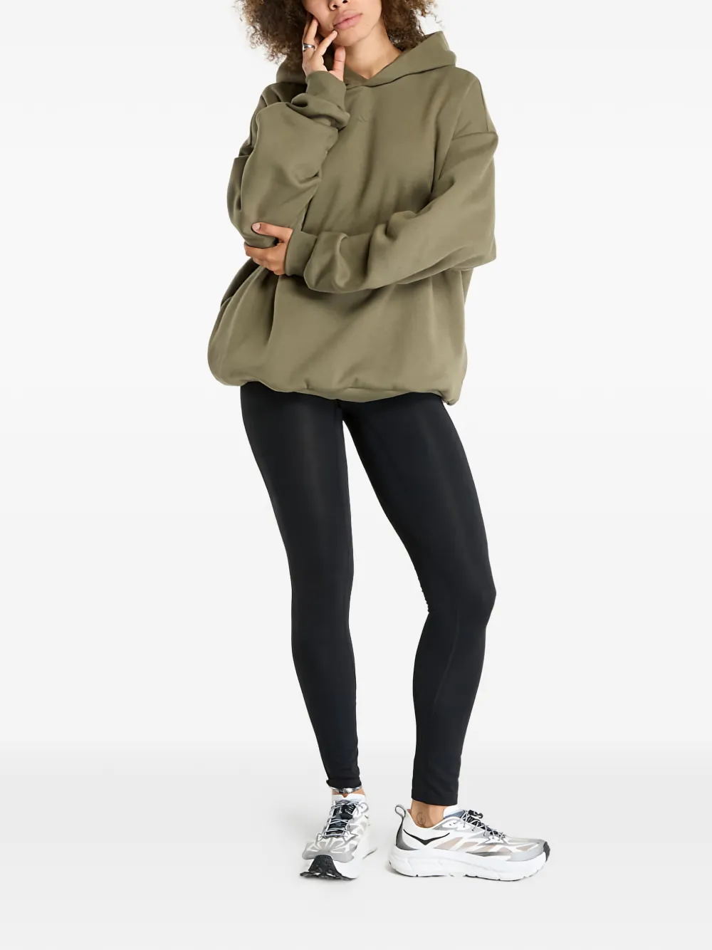 Толстовка с баскетбольным логотипом Adidas, зеленый — фото 2