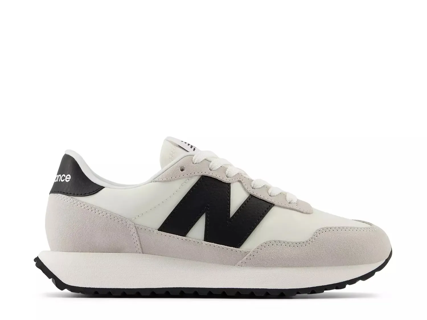 Кроссовки 237 - женские New Balance, White/Grey/Black — фото 3