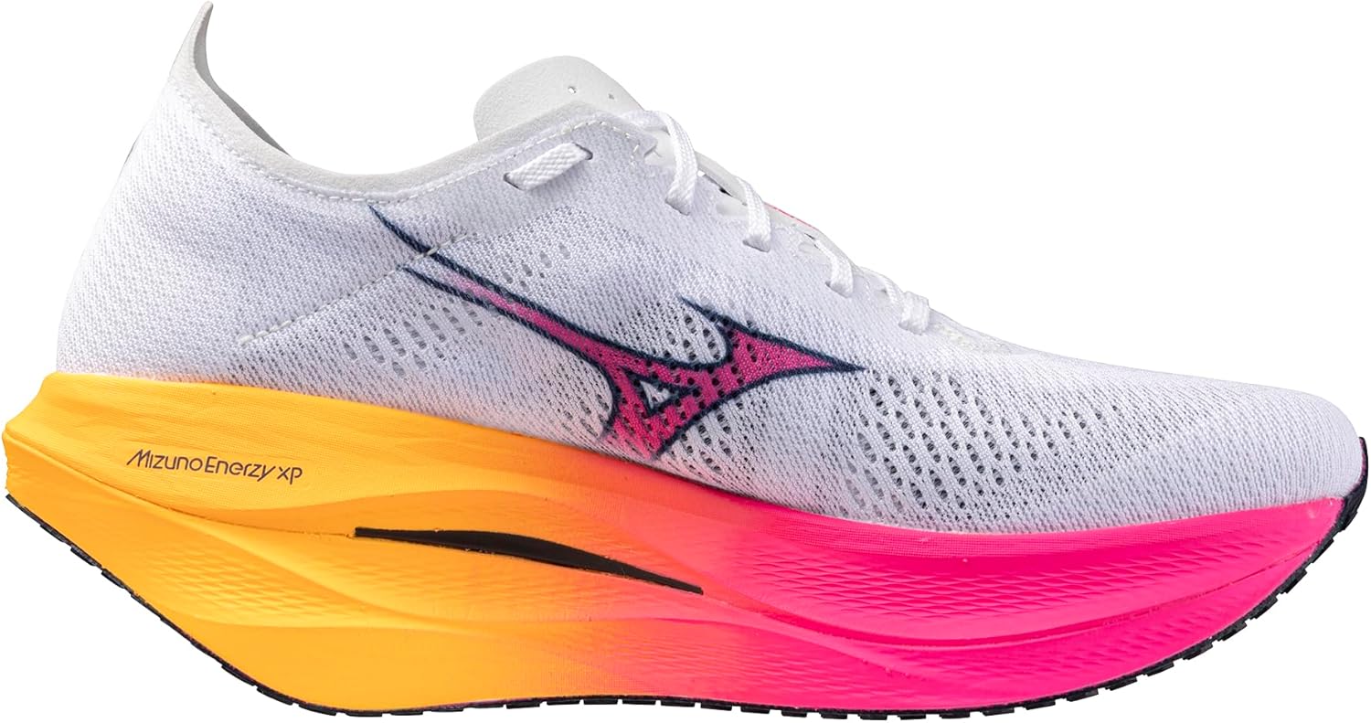 Беговые кроссовки Mizuno Unisex-Adult Unisex Wave Rebellion Pro 3 Hanabi Pack, белый — фото 3