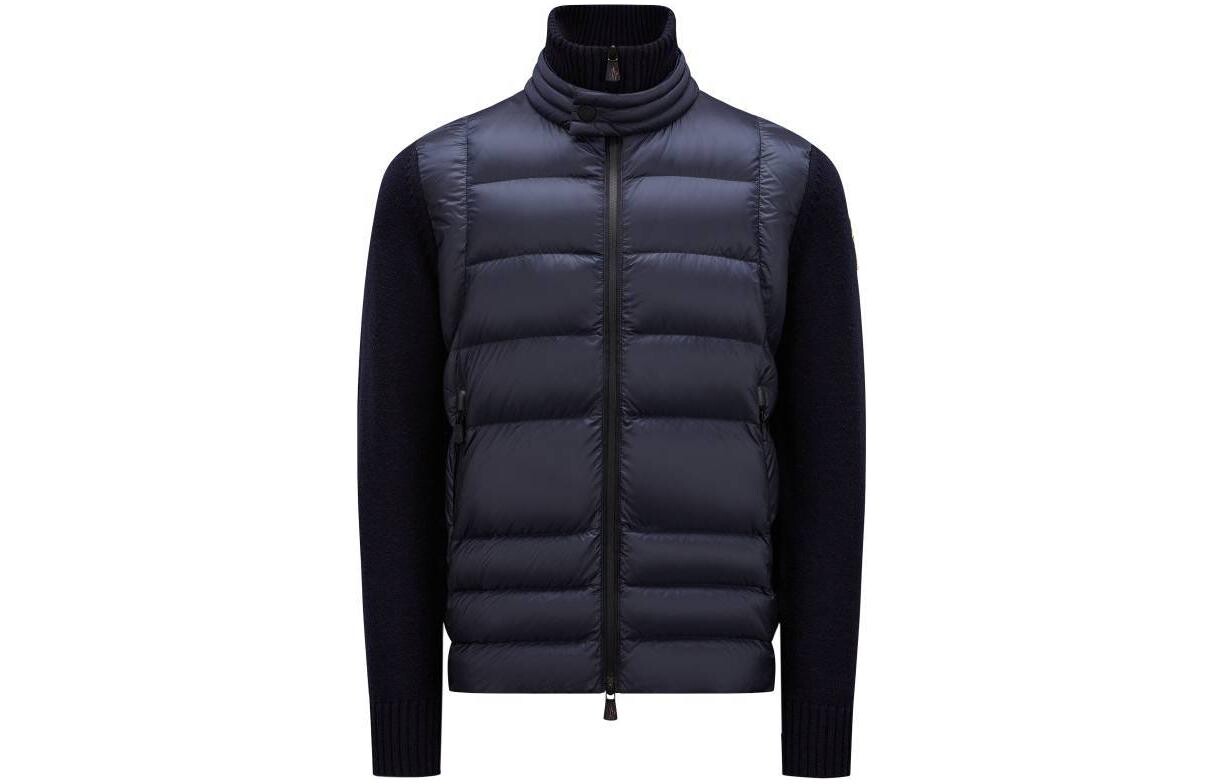 

Пуховик мужской синий Moncler