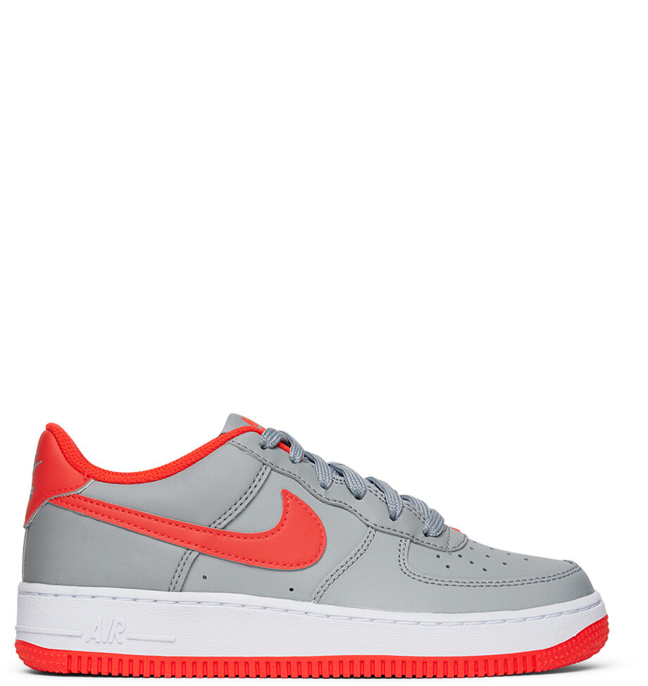 

Детские серо-красные кроссовки Air Force 1 Big Kids Nike