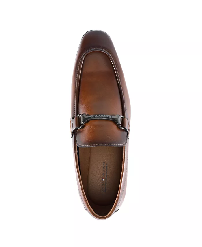 Мужские лоферы Senner Slip On Dress Penny Tommy Hilfiger, коричневый — фото 4