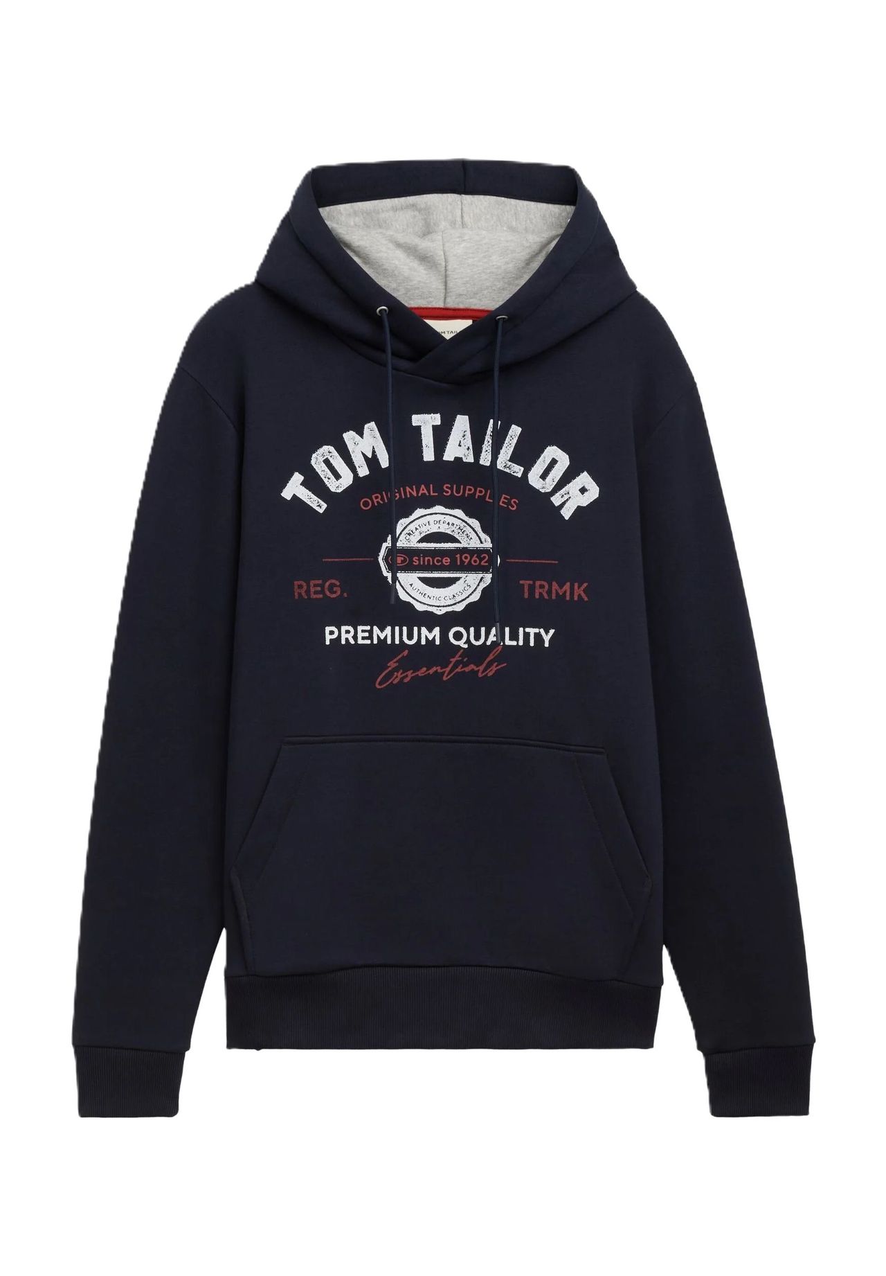 

Толстовка, капюшон, на шнурке, мужская TOM TAILOR, цвет Sky Captain