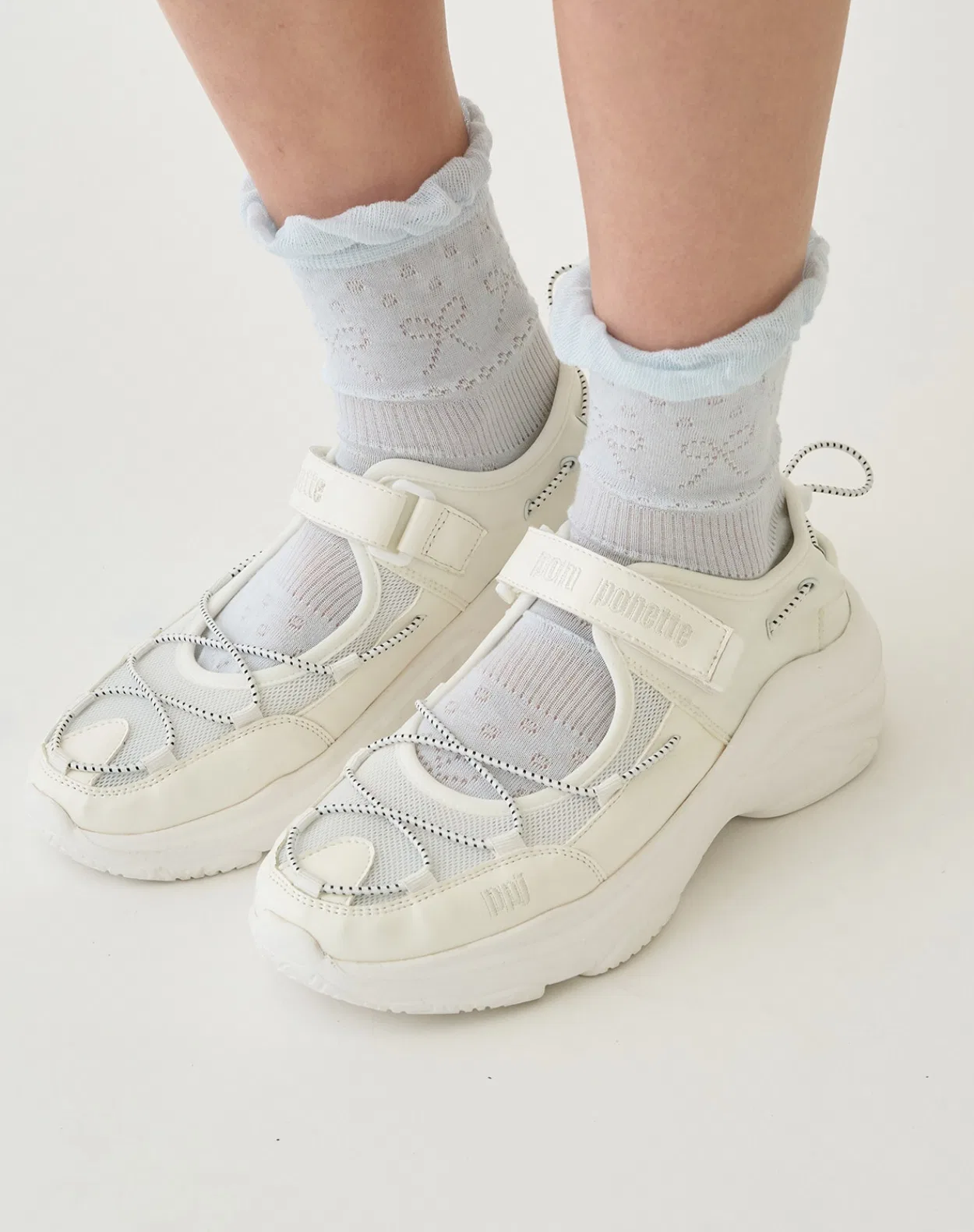 Детские сандалии-кроссовки pom ponette junior