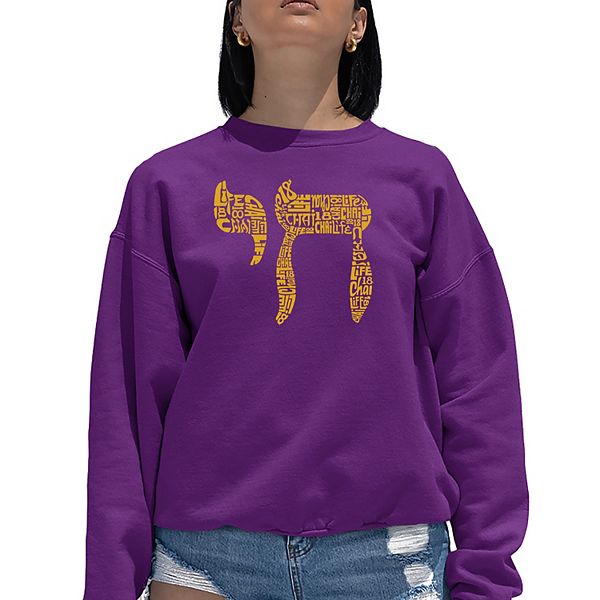 

Chai - Худи с принтом для женщин La Pop Art, Purple