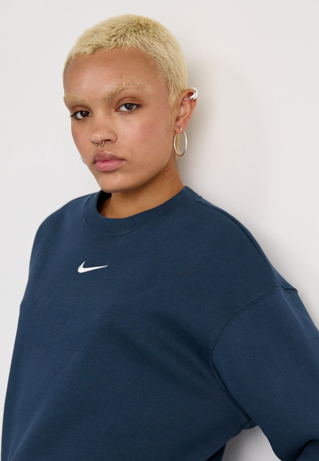 

Толстовка с капюшоном CREW Nike, синий