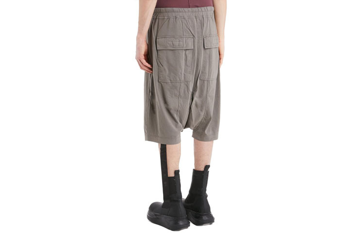 

Повседневные шорты мужские серые Rick Owens Drkshdw, серый