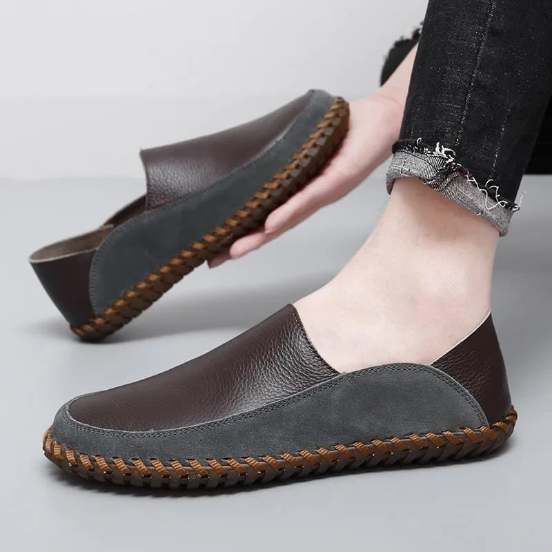 Мокасины кожаные Loafers, Brown Zestrelax — фото 2
