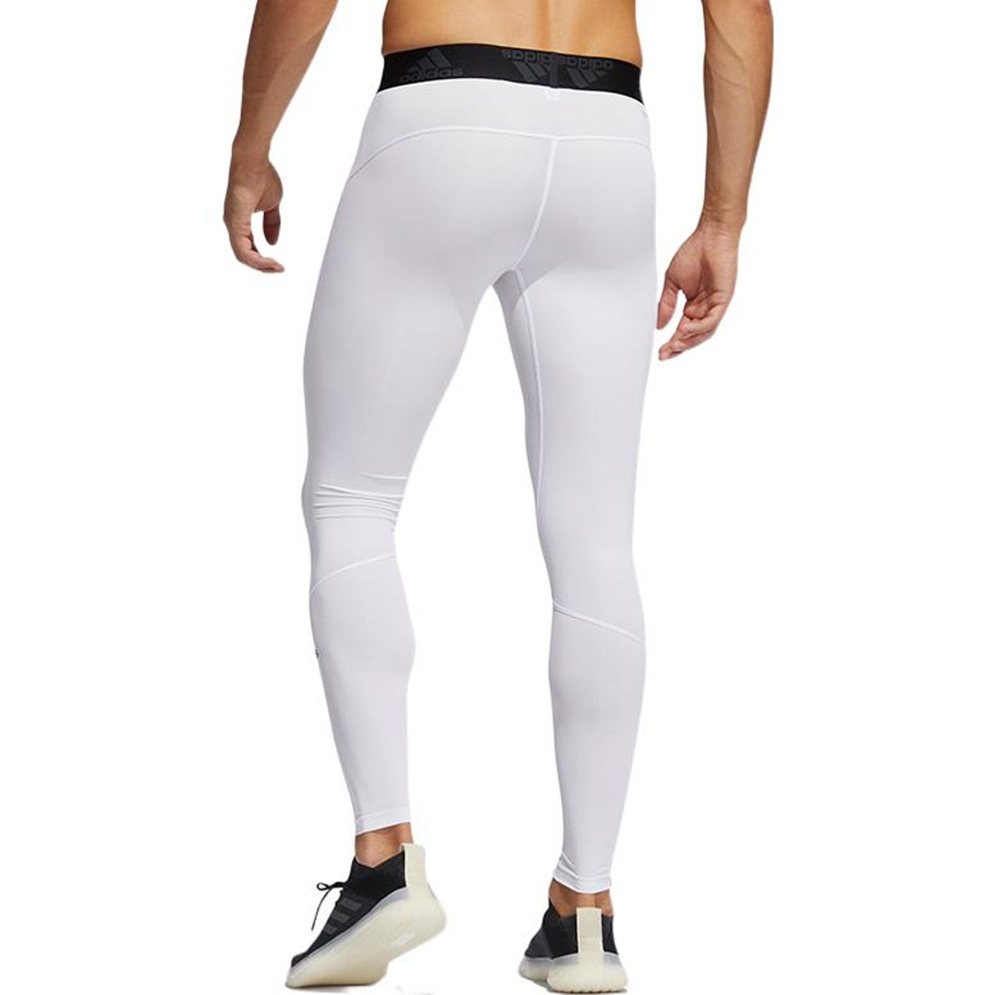 Леггинсы adidasTechfit Long Tights 'White' — фото 3