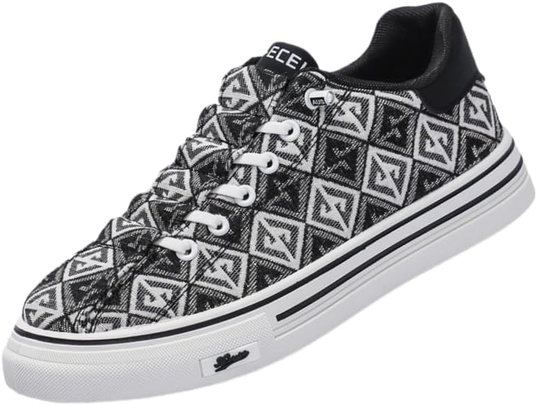 

Мужские повседневные кеды из холста весна, дышащие, универсальные, спортивные, с эластичной застежкой, мягкой подошвой, маленькие модные туфли, противоскользящие, для прогулок по саду Clolinde, черный