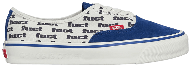 

Кроссовки Vans FUCT x Slam Jam x Authentic Reissue 44 LX 'Blue Marshmallow', синий