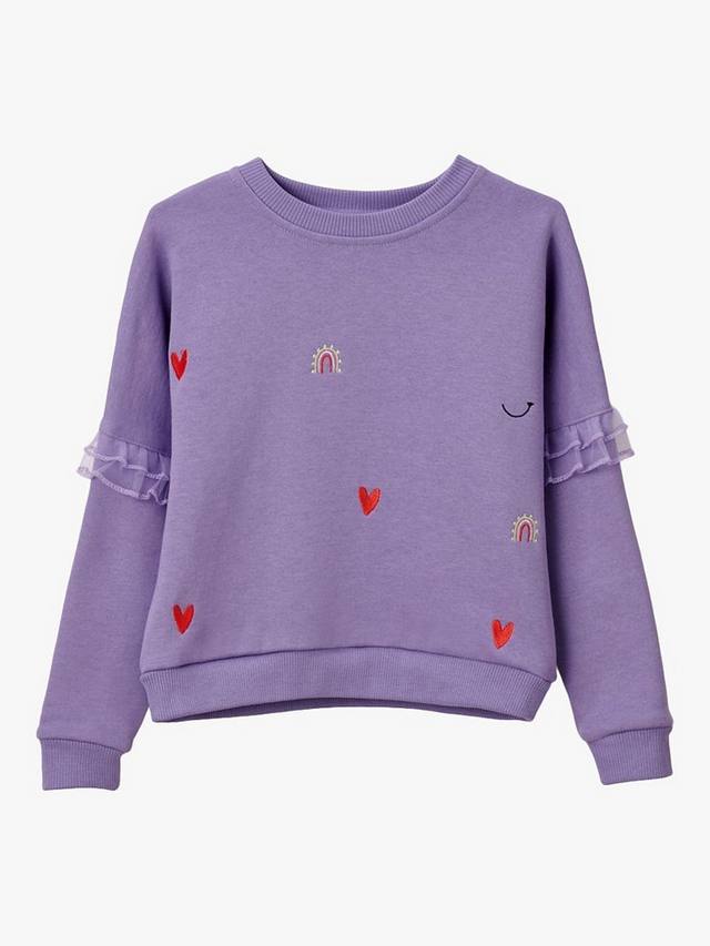 Детский свитшот из органического хлопка Stych, Purple — фото 2