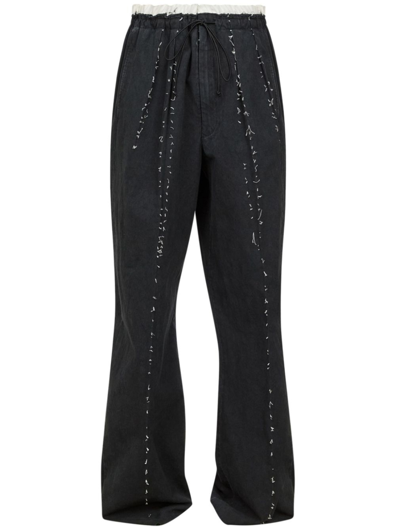 

Maison Margiela спортивные брюки с декоративной строчкой, черный