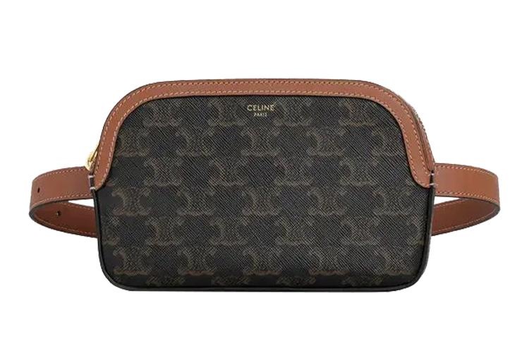 

Маленькая поясная сумка Triomphe Canvas унисекс Tawny CELINE