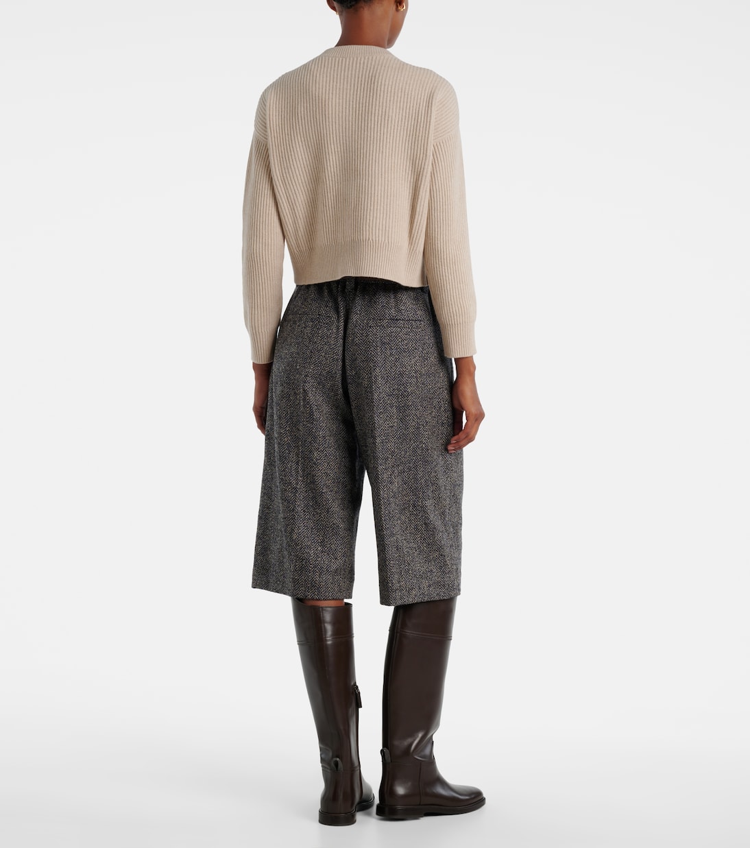Кардиган из шерсти, кашемира и шелка Brunello Cucinelli, Feather — фото 3