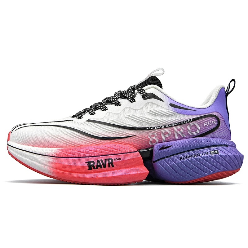 

Kuding Дышащие амортизирующие низкие кроссовки для бега унисекс Electric Purple, цвет Purple Electric