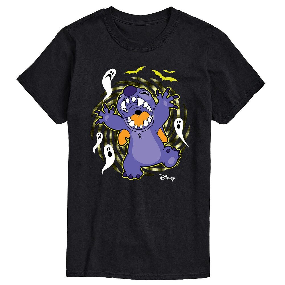 

Мужская футболка Disney's Lilo & Stitch Ghosts Licensed Character, черный