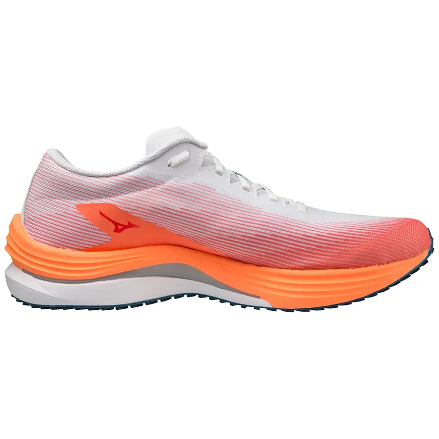 

Мужские беговые кроссовки Mizuno Wave Rebellion Flash J1GC233501 белые DWA306 (разноцветные, 12)