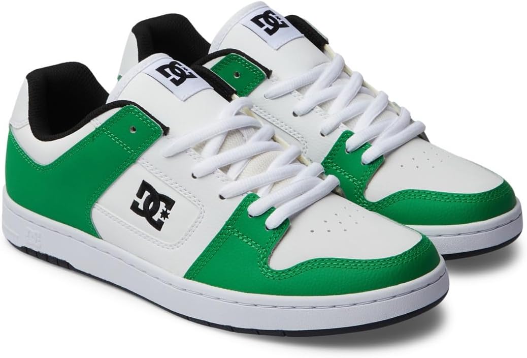 

Мужские кроссовки DC Shoes Manteca 4 водонепроницаемые зимние высокие скейтерские, белый/зеленый/желтый