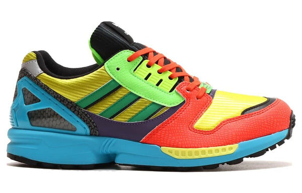 Кроссовки оригинал zx 8000 x atmos Adidas, красный — фото 2