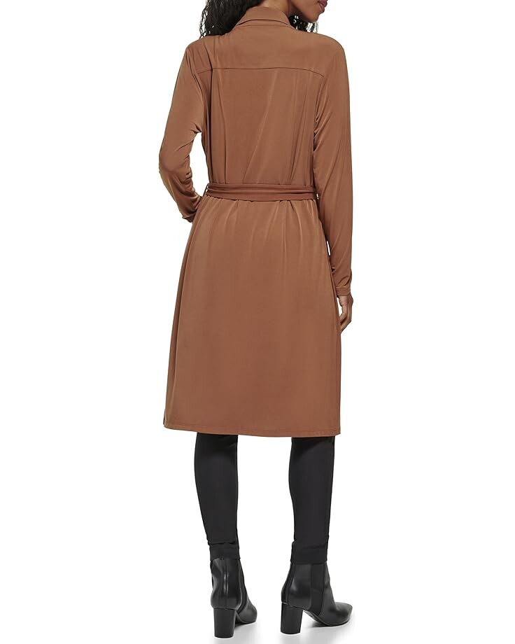 

Свитер Calvin Klein Long Open Cardigan with Belt, цвет Tortoise