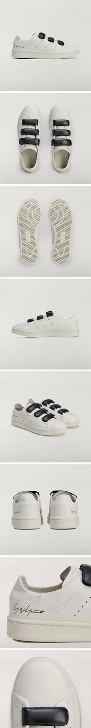 Мужские серые кроссовки Y-3 Stan Smith Velcro от Y-3 — фото 3