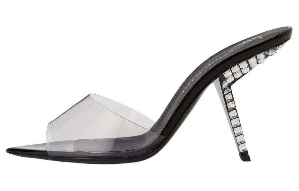 Женские сандалии Mystero 90 мм Giuseppe Zanotti, черные