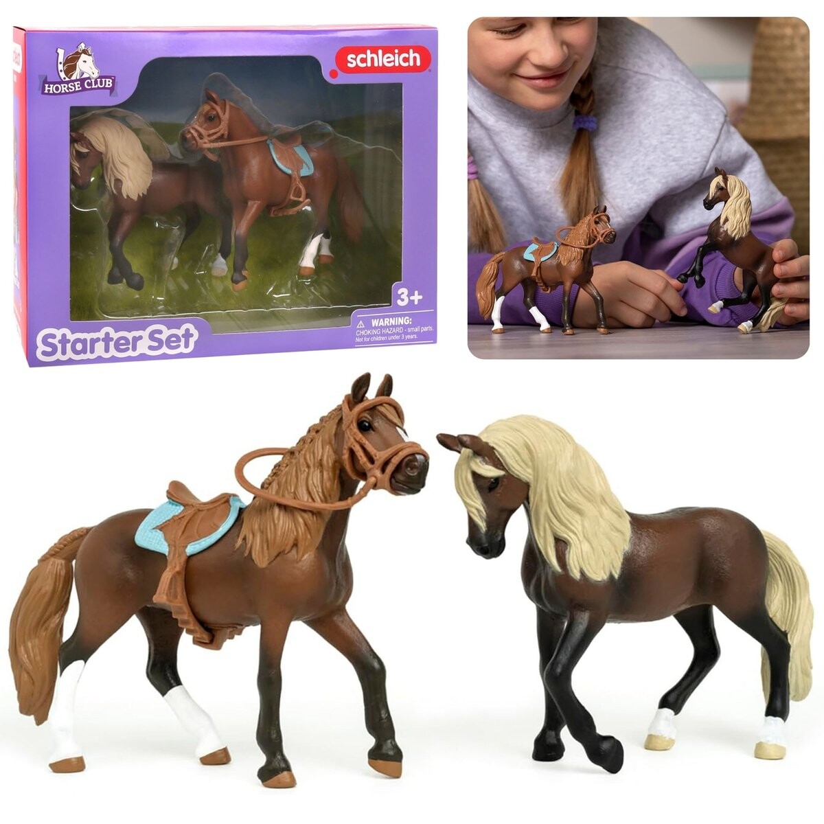

SLH42738 Стартовый набор Schleich Horse Club Paso Peruabo 3+