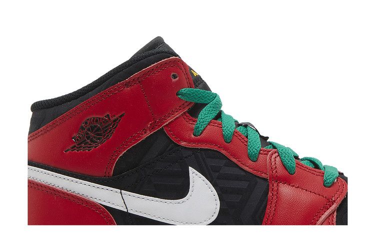 Кроссовки Air Jordan Air Jordan 1 Mid SE GS 'Christmas', красный — фото 3