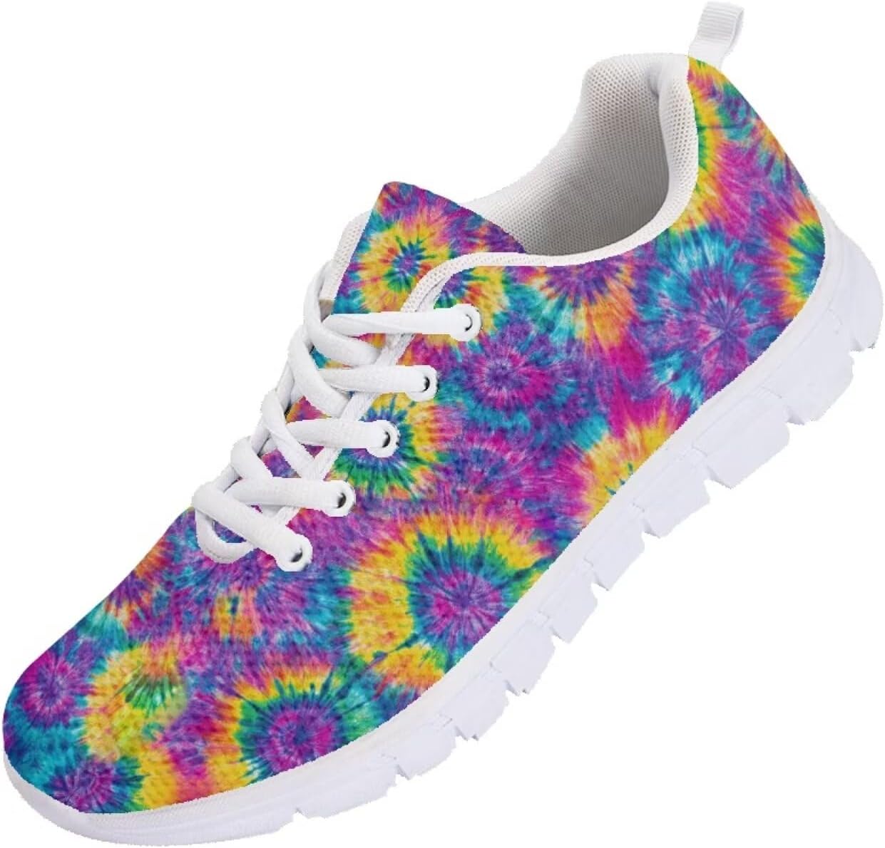 

Мужские кроссовки Funnydude Funny Print для прогулок, тенниса, легкие повседневные кеды для спортзала, путешествий и работы, Tie Dye