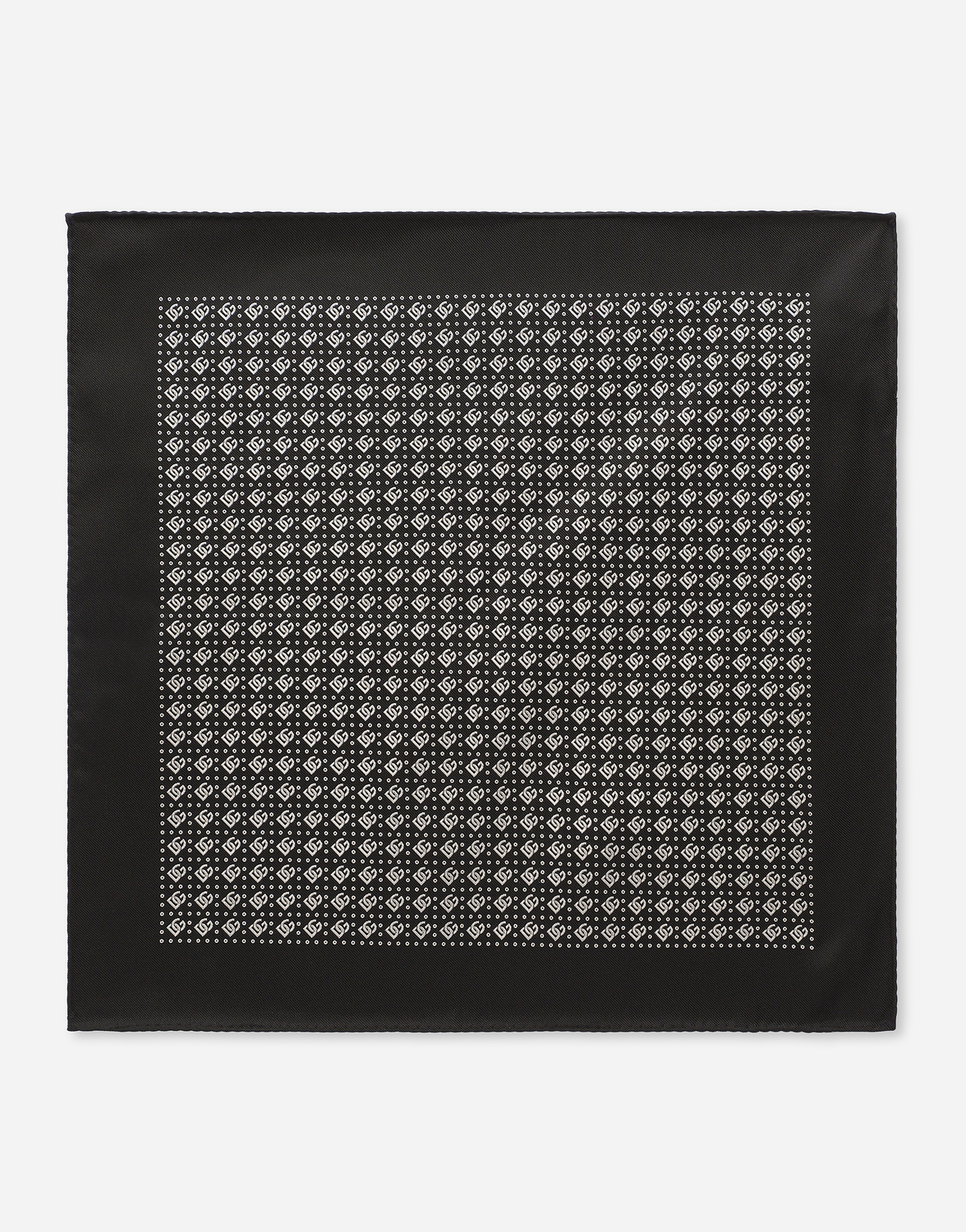 

Шелковый жаккардовый платок с логотипом dg Dolce & Gabbana, мультиколор