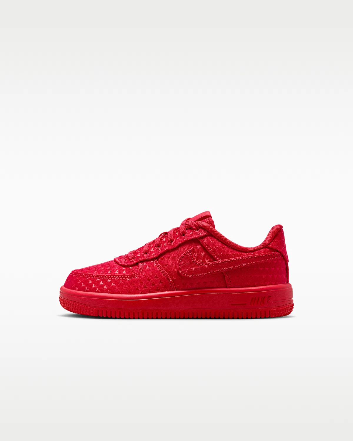 Детские кроссовки Nike Force 1 Low V Lace, University Red/Black/University Red