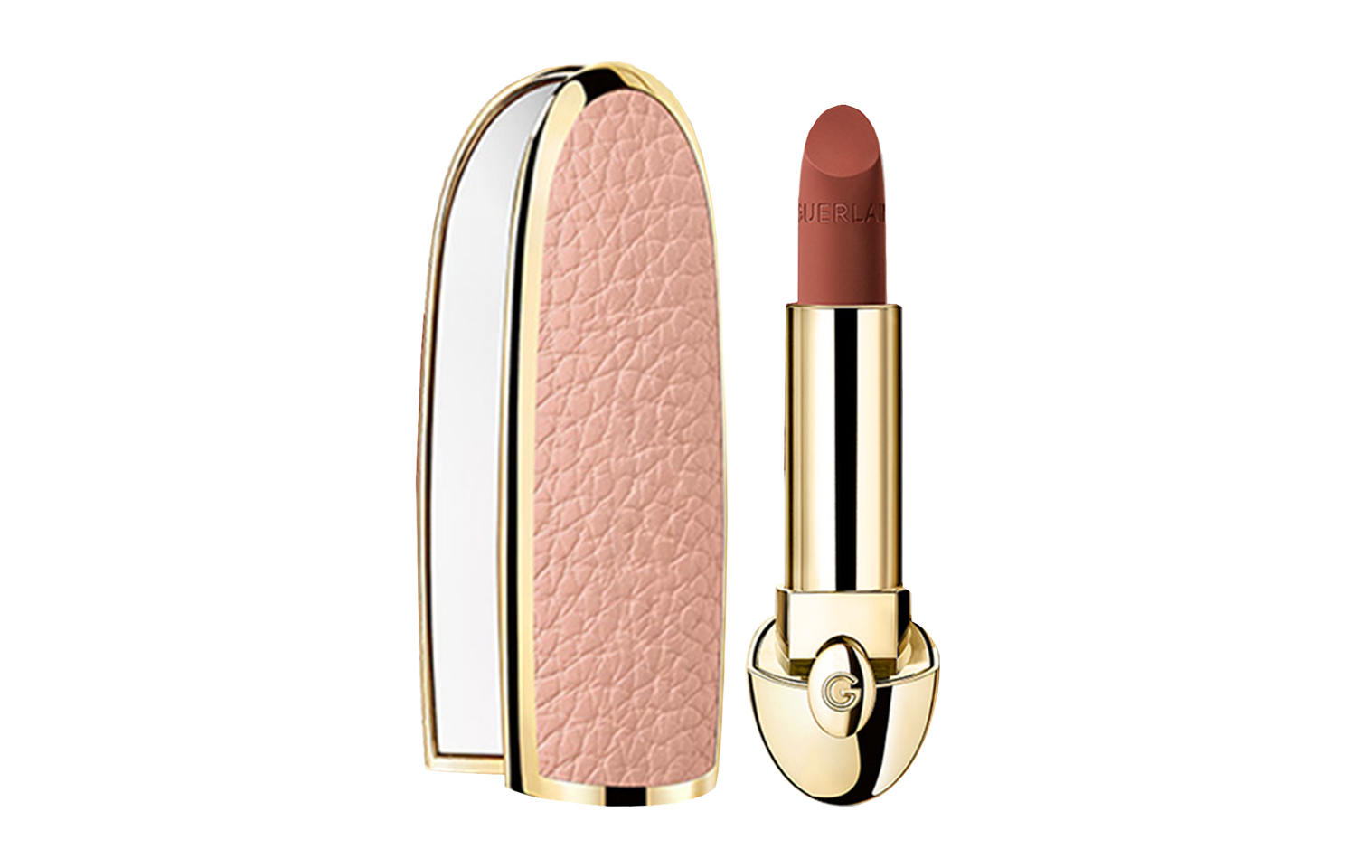 GUERLAIN JIAOLAN Nude Pink Citrus Gemstone помада Velour Natural Complexion Brightening 3,5 г — фото 3