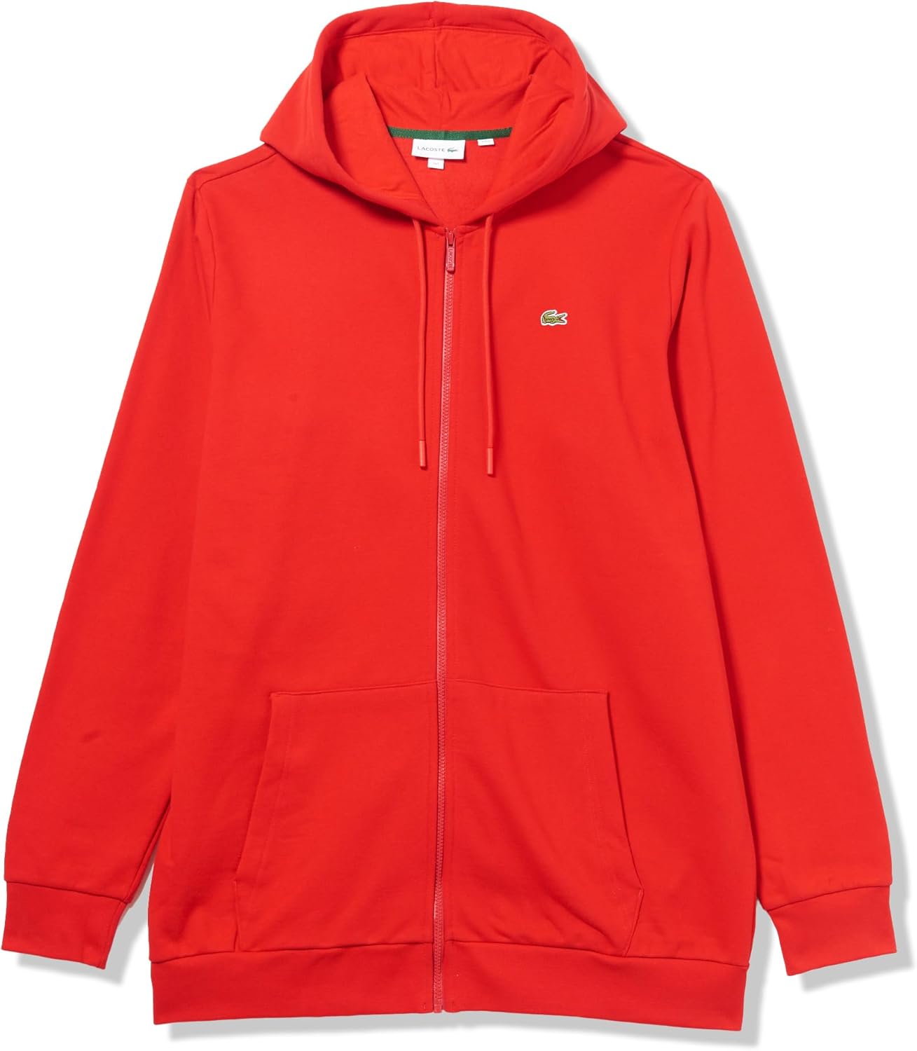 

Lacoste мужская Tall Fit флисовая толстовка с капюшоном, Red