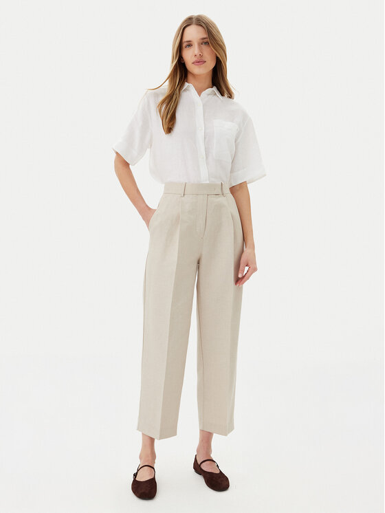Зауженные брюки WW0WW45461 Tommy Hilfiger, бежевый — фото 2