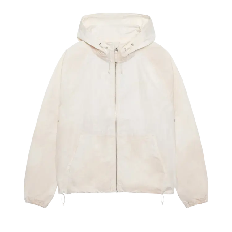 

Худи Stussy Beach Shell Wave Dye Zip 'Bone', кремовый, Бежевый, Худи Stussy Beach Shell Wave Dye Zip 'Bone', кремовый
