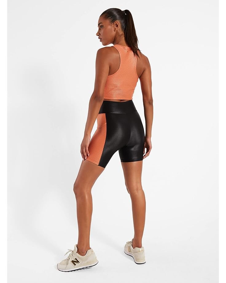

Шорты Koral Start High-Rise Infinity Shorts, цвет Black/Cosmo Orange