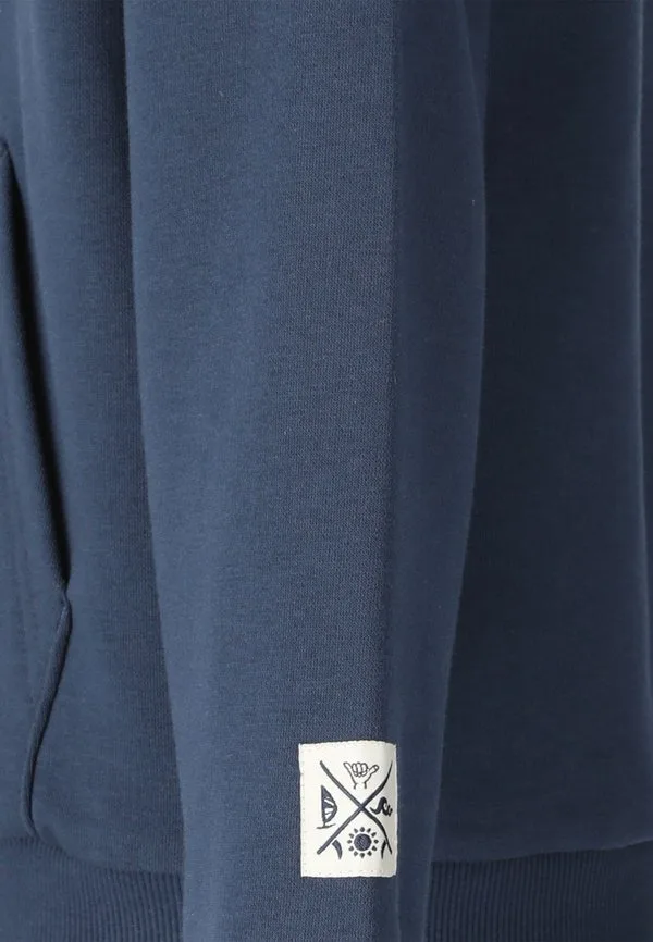 Толстовка lumix на молнии Zigzag, Navy — фото 3
