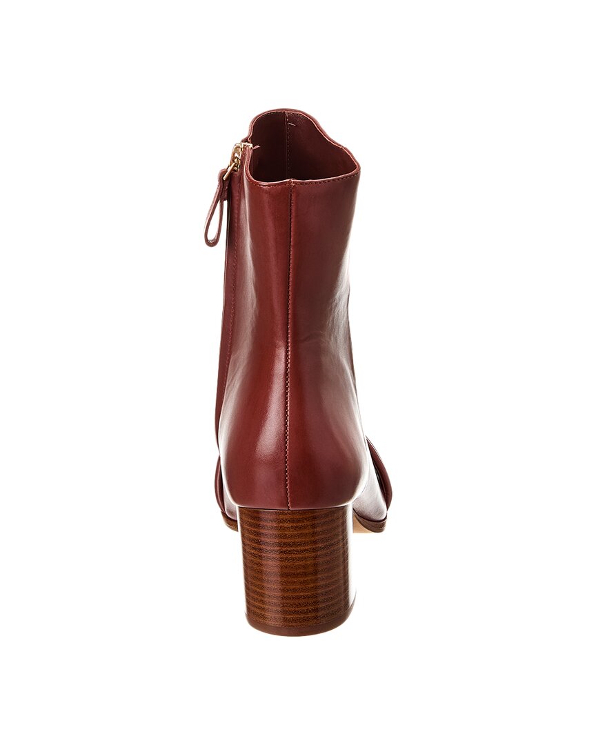 Кожаные ботильоны Alexandre Birman Vicky 60, коричневый — фото 3