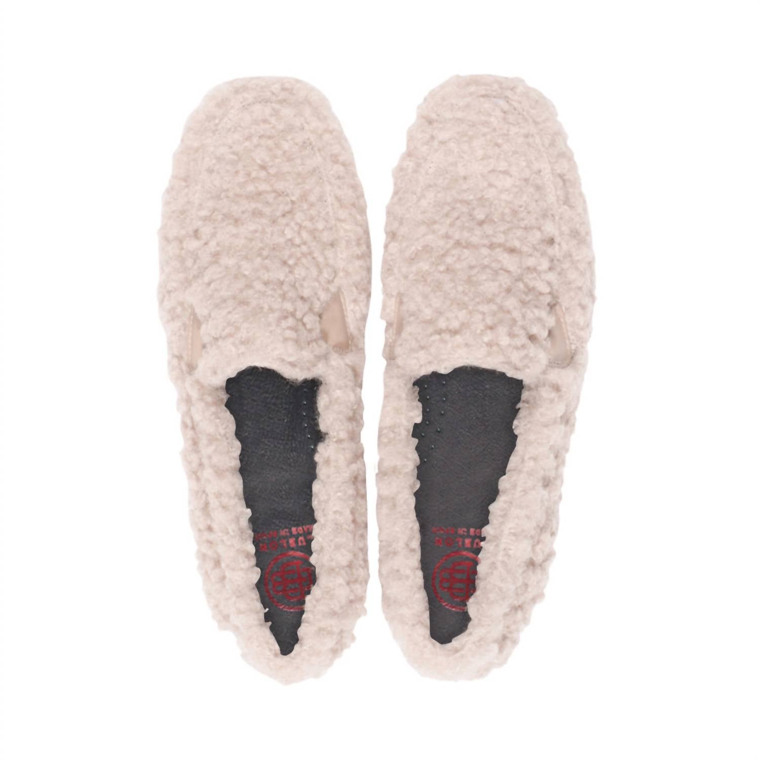 Женские балетки Holly из натуральной шерпы BluBlonc, цвет natural sherpa